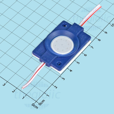 Module 1 LED COB Tròn 12V 2.4W Chống Nước Màu Xanh Dương