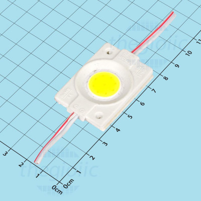 Module 1 LED COB Tròn 12V 2.4W Chống Nước Màu Trắng Lạnh