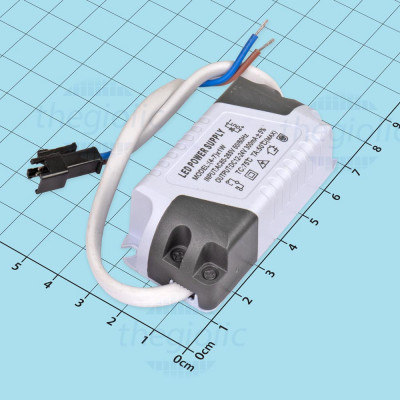 Bộ Nguồn LED 4-7W Vỏ Nhựa, Vào 85-265VAC, Ra 12-24VDC, 300mA