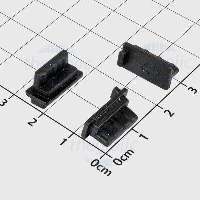 Nắp Cao Su Chống Bụi Cho Cổng USB Màu Đen