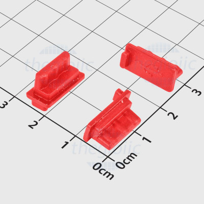 Nắp Cao Su Chống Bụi Cho Cổng USB Màu Đỏ