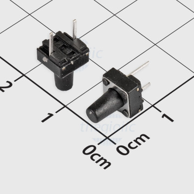 Nút Nhấn 6x6mm Cao 9mm 2 Chân Xuyên Lỗ