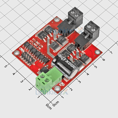 XY-160D L298 Mạch Cầu H Điều Khiển 2 Động Cơ 7A 160W