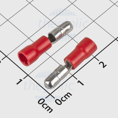 MPD2-156 Đầu Cosse Viên Đạn Đực 15A Cỡ Dây 16-14AWG Màu Đỏ