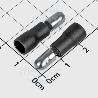 MPD5.5-195 Đầu Cosse Viên Đạn Đực 24A Cỡ Dây 12-10AWG Màu Đen