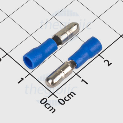 MPD1.25-156 Đầu Cosse Viên Đạn Đực 10A Cỡ Dây 22-16AWG Màu Xanh Dương