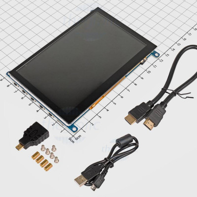 LCD (H) 5inch HDMI 800×480 Cảm Ứng Điện Dung, SKU: 14300