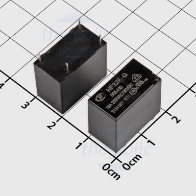 HF32F-G-005-HS Rơ Le 5VDC 10A SPST 4 Chân