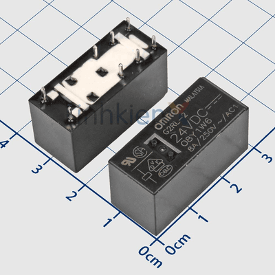 G2RL-2-24VDC Rơ Le 24VDC 8A DPDT 8 Chân