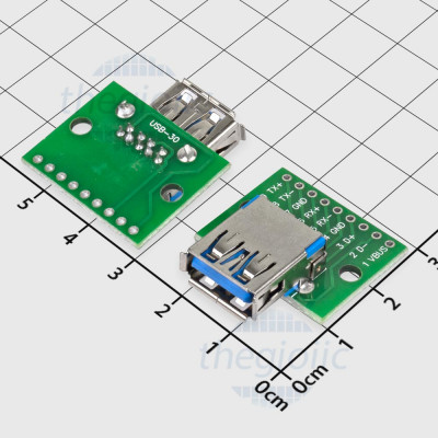 Mạch Ra Chân USB Cái 3.0 Type A Sang DIP 9 Chân