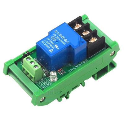 Module 1 Relay 24V 30A Kích Mức Cao/Thấp Với Opto Cách Ly Gắn Ray