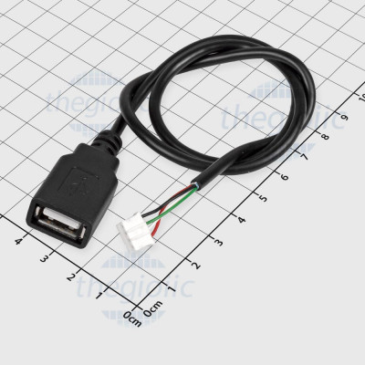 Dây USB Type A Cái Nối PH2.0mm 4 Chân Dài 50cm