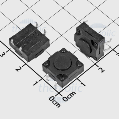 Nút Nhấn 12x12mm Cao 6mm 4 Chân Chống Nước