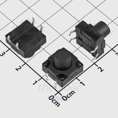 Nút Nhấn 12x12mm Cao 11mm 4 Chân Chống Nước