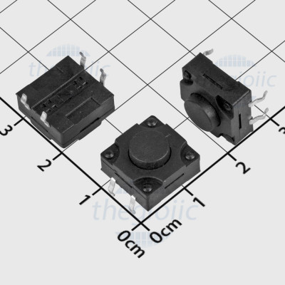 Nút Nhấn 12x12mm Cao 7mm 4 Chân Chống Nước