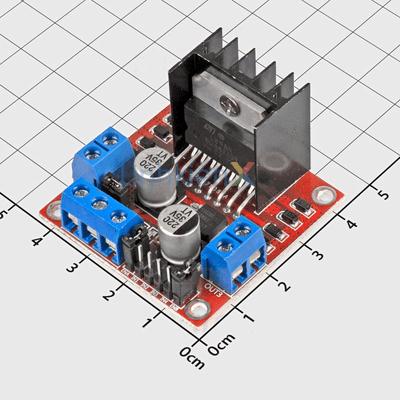 L298N Mạch Cầu H 2A Đỏ
