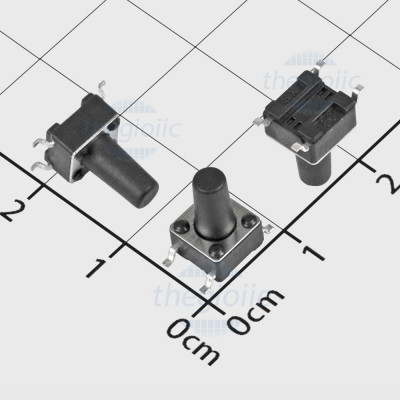 Nút Nhấn 6x6mm Cao 10mm 4 Chân SMD