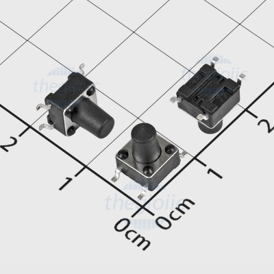 Nút Nhấn 6x6mm Cao 8mm 4 Chân SMD