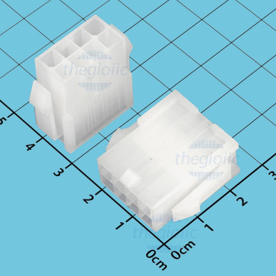 Đầu Nối Dây Cái 5559 4.2mm 8 Chân 2 Hàng