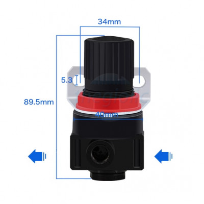 AR2000-02 Van Điều Áp Khí Nén Ren 1/4inch