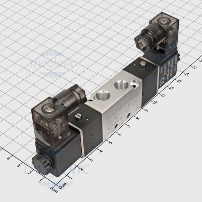 4V120-06-24 Van Khí Nén Điện Từ 24VDC 5 Cổng 2 Vị Trí