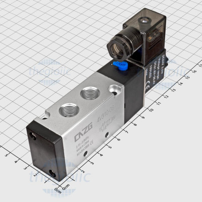 4V310-08-24 Van Khí Nén Điện Từ 24VDC 5 Cổng 2 Vị Trí