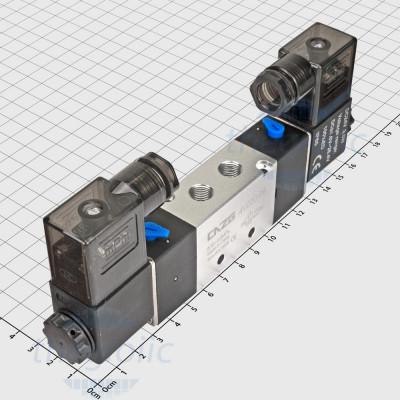 4V220-06-24 Van Khí Nén Điện Từ 24VDC 5 Cổng 2 Vị Trí