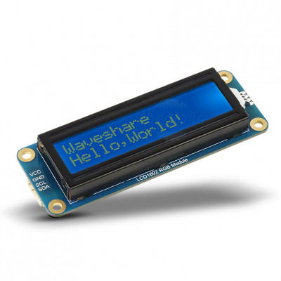 LCD 1602 Nền RGB Giao Tiếp I2C 3.3-5VDC, SKU: 19537