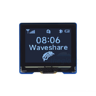 LCD OLED SSD1327 1.32inch 128x96 Chữ Trắng 7 Chân Giao Tiếp SPI/I2C, SKU: 24777