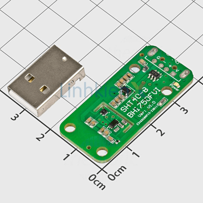 SHT40-BH1750FVI Cảm Biến Nhiệt Độ, Độ Ẩm Và Cường Độ Ánh Sáng Giao Tiếp I2C