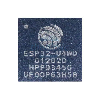 ESP32-U4WDH IC RF TxRx + MCU Bluetooth, WiFi 2.4GHz 48-QFN