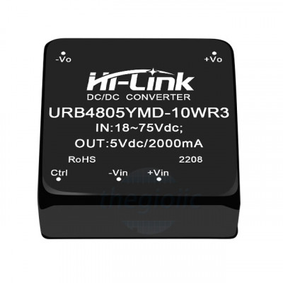 HLK-URB4805YMD-10WR3 Chuyển Đổi DC-DC Vào 48V Ra 5V 10W