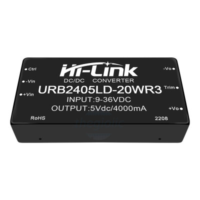 HLK-URB2405LD-20WR3 Chuyển Đổi DC-DC Vào 24V Ra 5V 20W