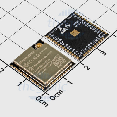 ESP32-WROOM-32U Mạch Thu Phát WiFi, 2.7~3.6VDC, 4MB Flash