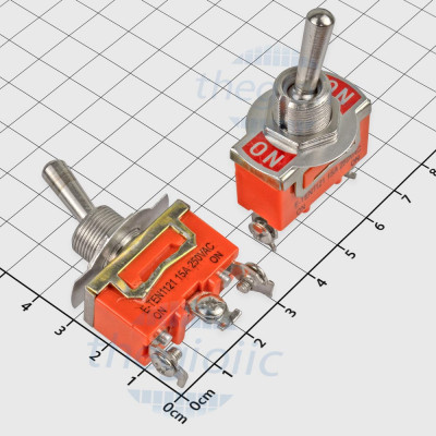 E-TEN1121 Công Tắc Toggle ON-ON Gạt Giữ 3 Chân Siết Ốc 15A 250VAC