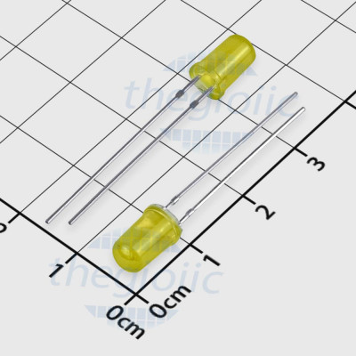 LED Vàng 5mm Chân Dài