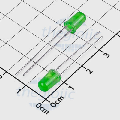 LED Xanh Lá 5mm Chân Dài