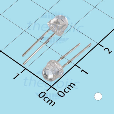 LED Màu Trắng 5mm Lùn Siêu Sáng 0.2W