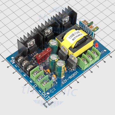 Mạch Chuyển Đổi 12VDC Ra Nguồn Đôi ±24VDC/AC