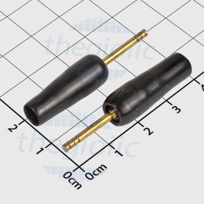 Cọc Loa, Âm Thanh Chân Thẳng 2mm Gắn Đầu Nối, Trạm Kẹp Loa Màu Đen