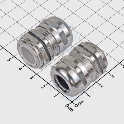 PG13.5 Ốc Siết Cáp Kim Loại Chống Nước IP68 Có Đai Ốc