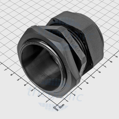 PG42 Ốc Siết Cáp Nhựa Chống Nước IP68 Có Đai Ốc Màu Đen