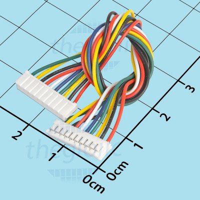 Dây Bus EH2.54 2 Đầu Cái 10 Tiếp Điểm 2.54mm Dài 20cm