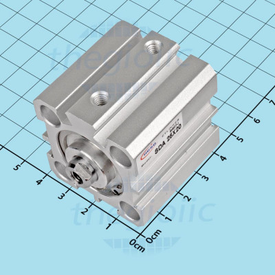 SDA25X20 Xi Lanh Khí Nén Đường Kính 25mm, Hành Trình 20mm