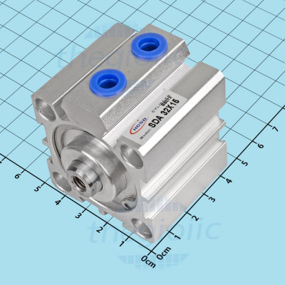 SDA32X15 Xi Lanh Khí Nén Đường Kính 32mm, Hành Trình 15mm