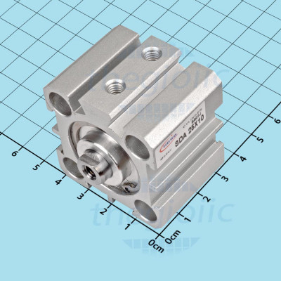 SDA25X10 Xi Lanh Khí Nén Đường Kính 25mm, Hành Trình 10mm