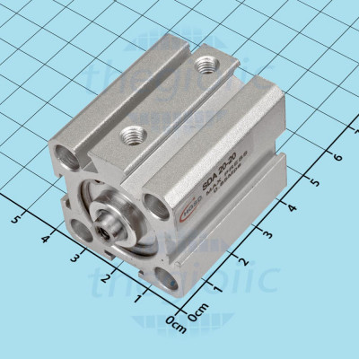 SDA20X20 Xi Lanh Khí Nén Đường Kính 20mm, Hành Trình 20mm