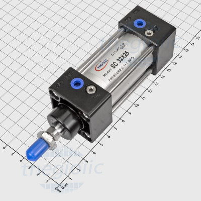 SC32X25 Xi Lanh Khí Nén Đường Kính 32mm, Hành Trình 25mm