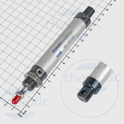 MAL16X50 Xi Lanh Khí Nén Tròn Đường Kính 16mm, Hành Trình 50mm