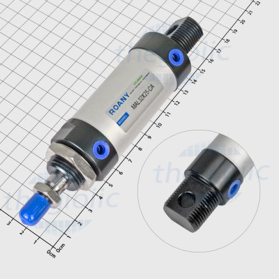 MAL32X25 Xi Lanh Khí Nén Tròn Bore 32mm, Stroke 25mm